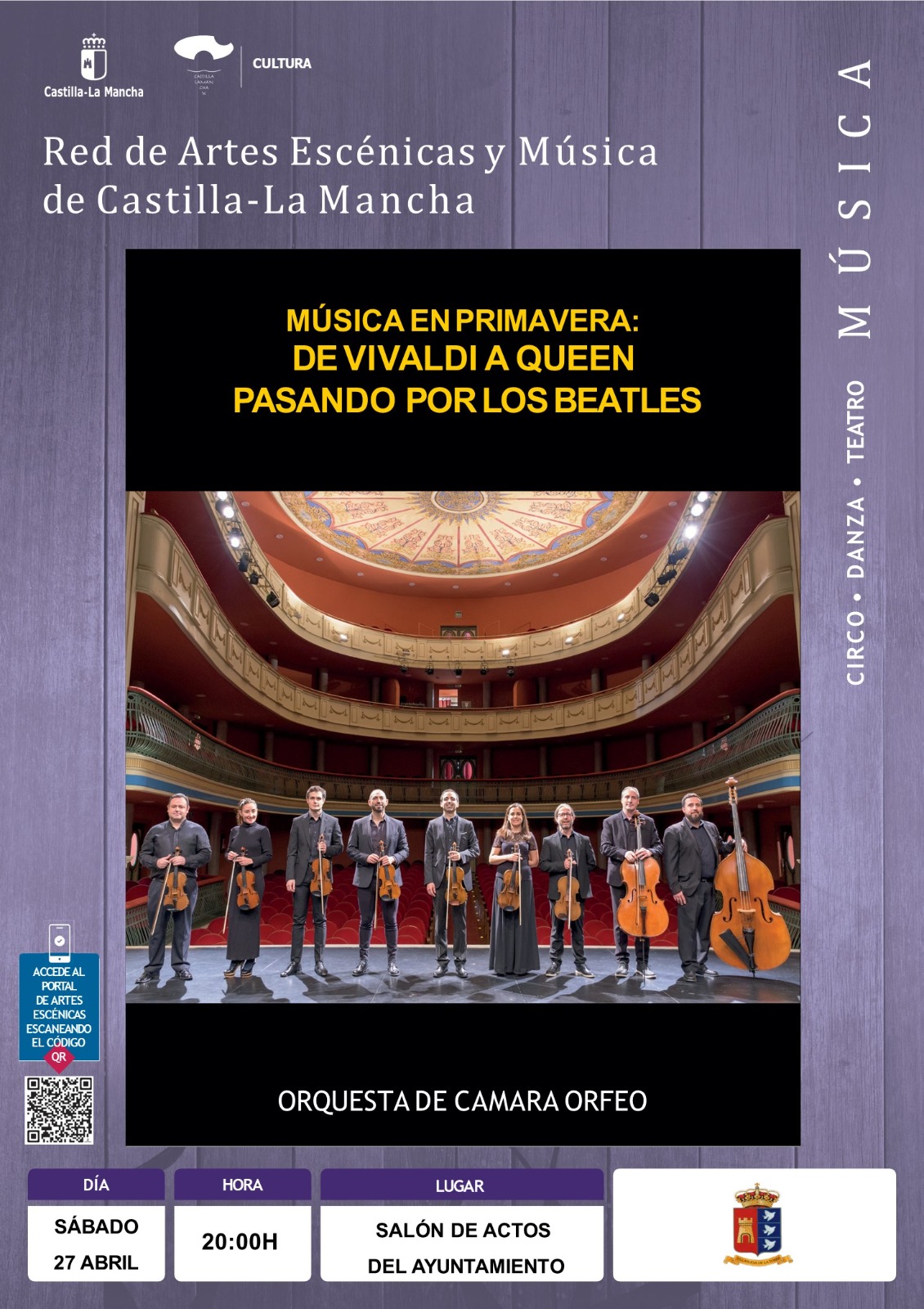 Concierto único en Villanueva de la Torre: Viaje musical desde el Barroco hasta los éxitos del pop-rock internacional