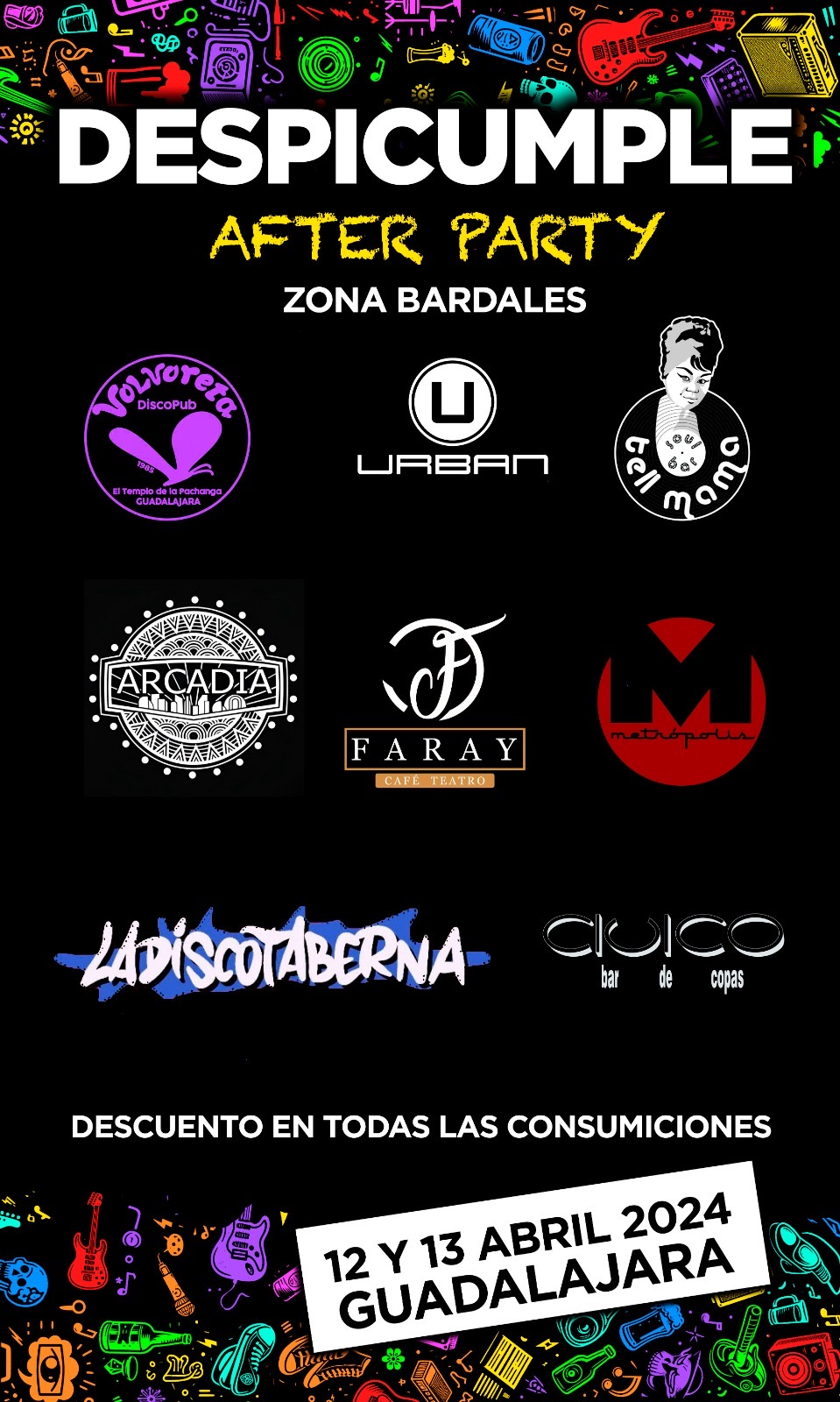 Despistaos en Guadalajara: Celebración del XXI Aniversario con Exposición y Conciertos