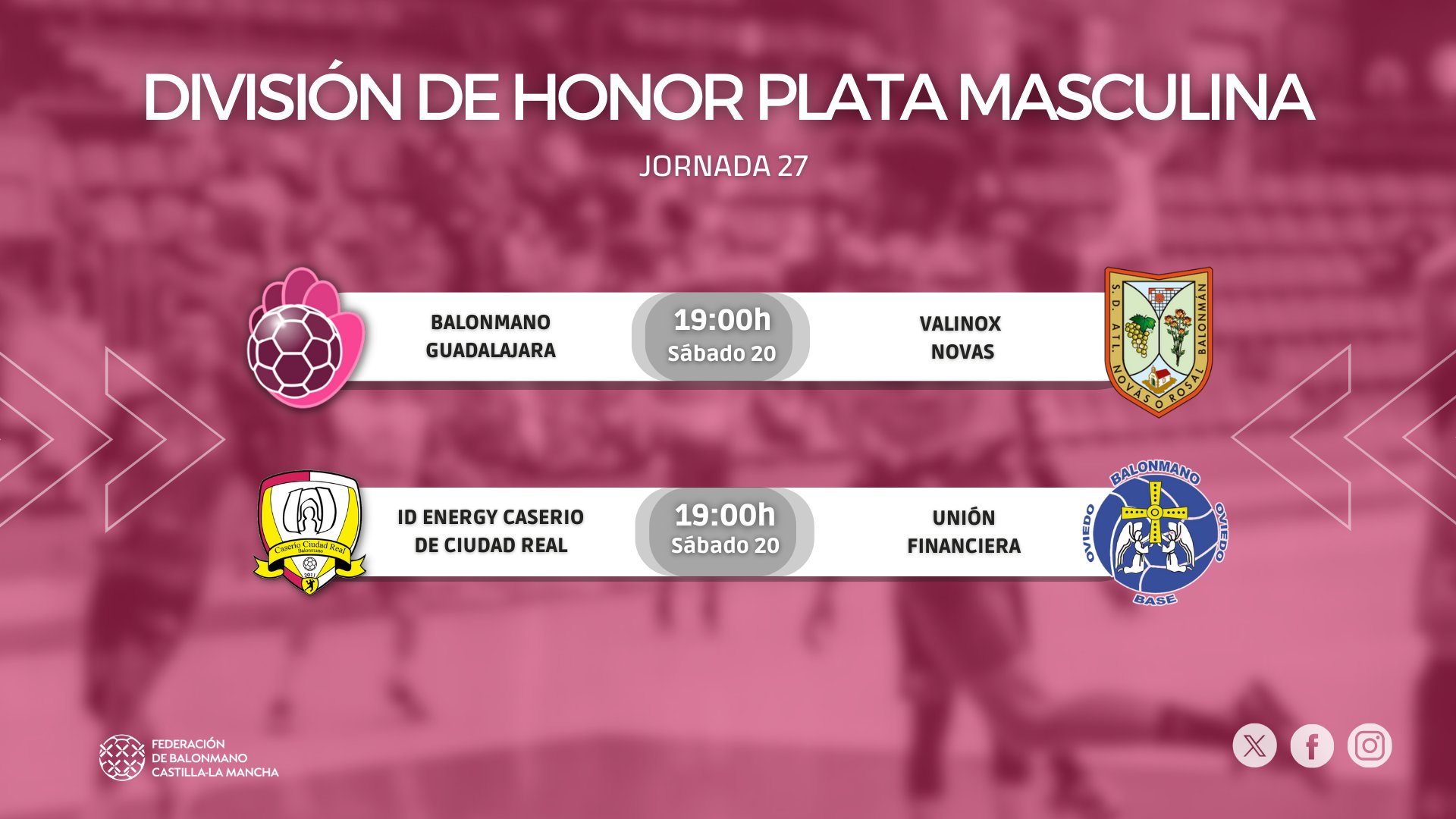 BM Guadalajara busca afianzar liderato frente a Valinox Novás en duelo clave de la División de Honor Plata