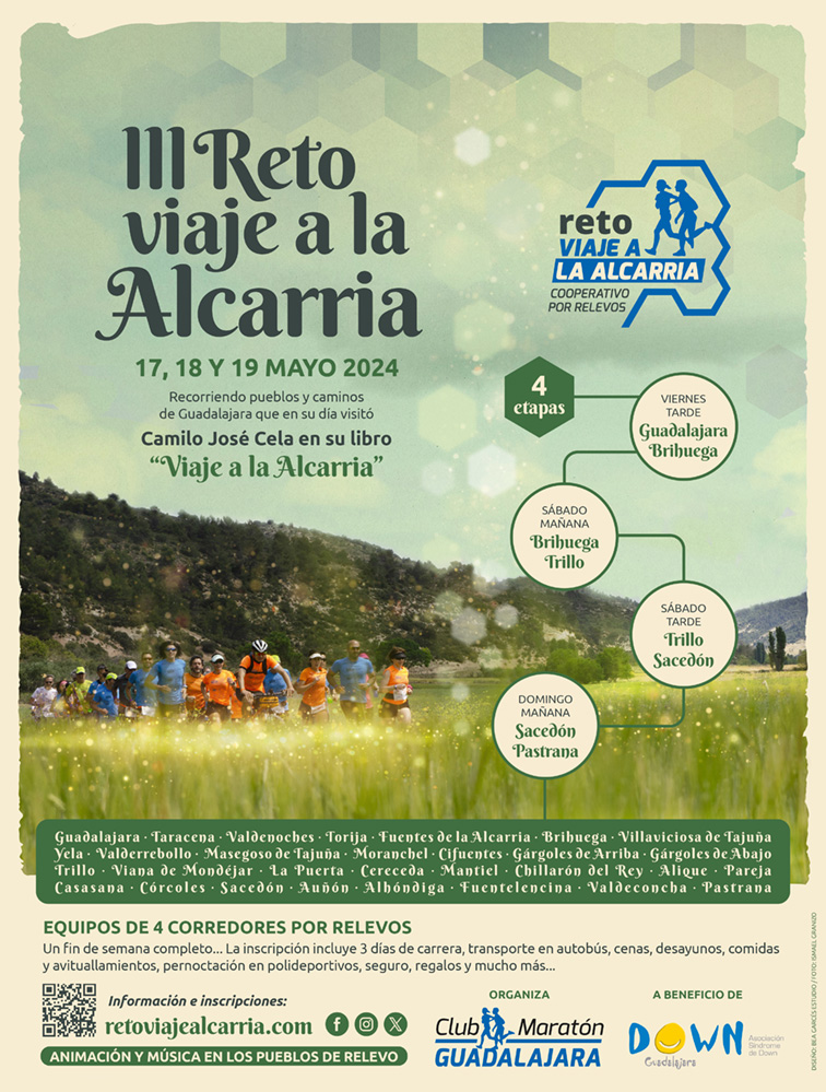 El Deporte y la Cultura se dan la mano en el III Reto Viaje a La Alcarria