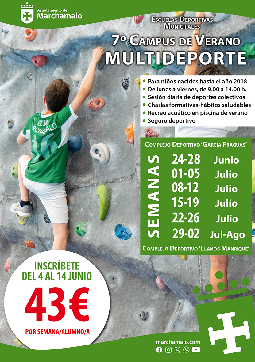 Marchamalo Amplía Plazas para Campamentos de Verano 2024: 200 Plazas Semanales Disponibles