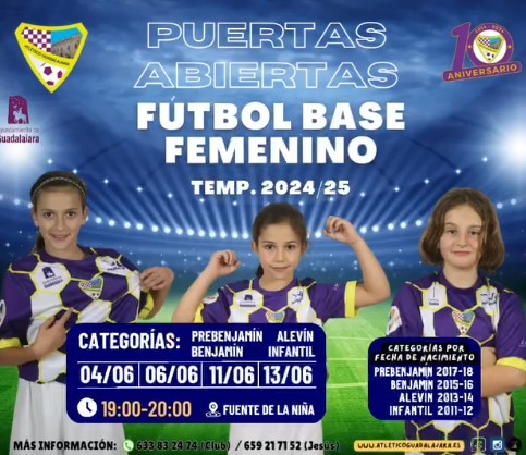 Jornadas de Puertas Abiertas en el Atlético Guadalajara