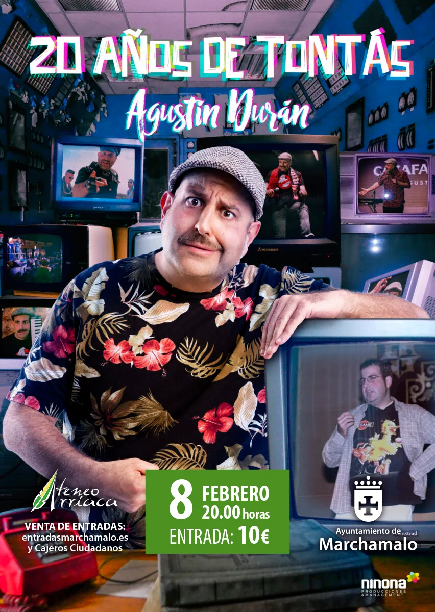 Agustín Durán celebra 20 años de humor con su monólogo en Marchamalo