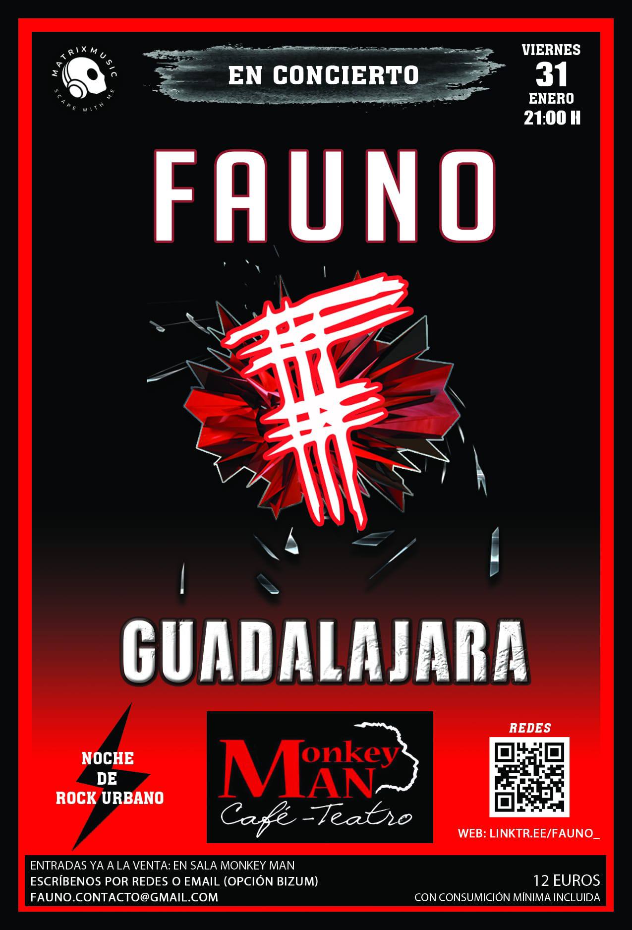 Agenda musical en Café Teatro Monkey Man: Franck Carducci, FAUNO y Fideo y Cata 