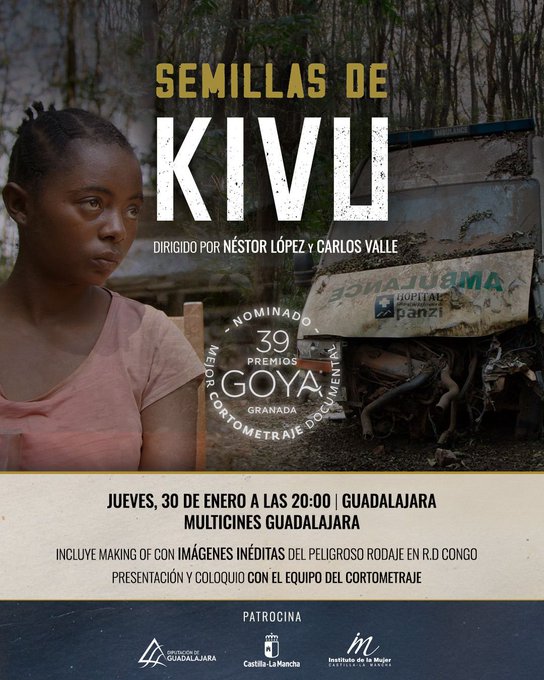 ‘Semillas de Kivu’ en Guadalajara: Proyección del Cortometraje Nominado a los Goya 2025
