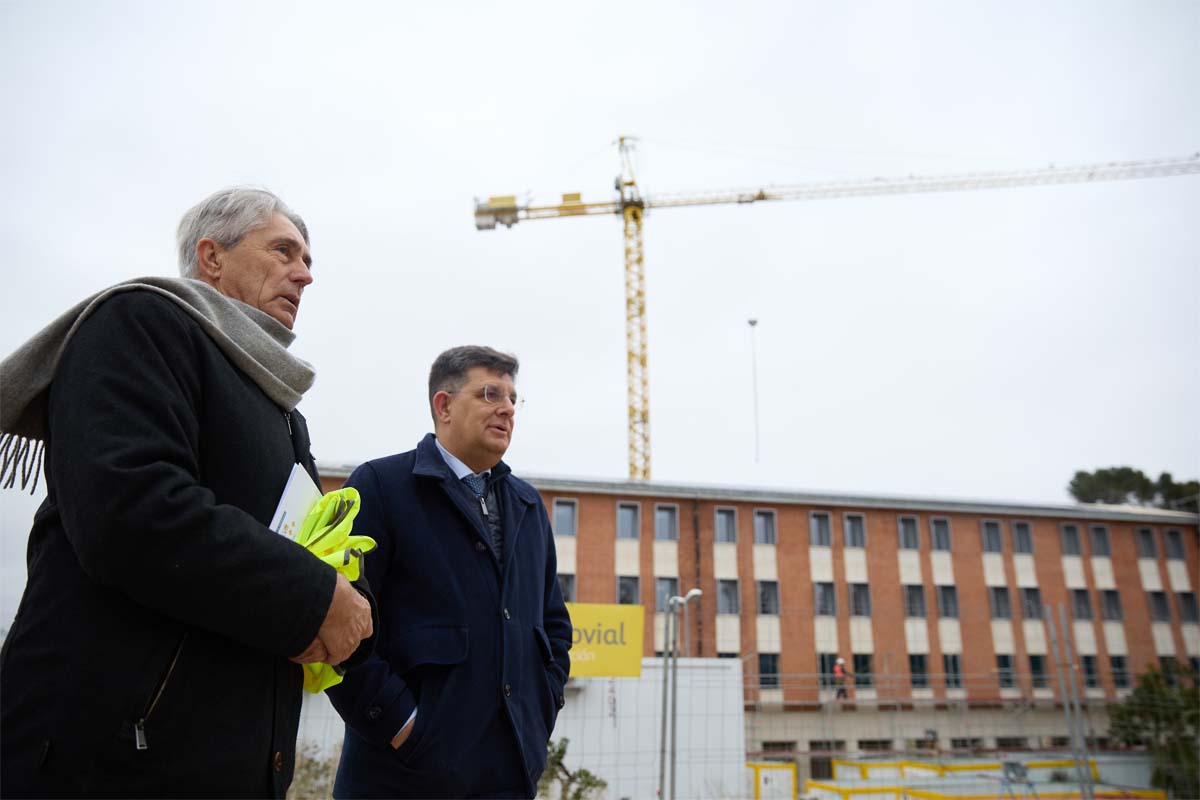 Visita institucional a las obras del nuevo campus de Las Cristinas en Guadalajara