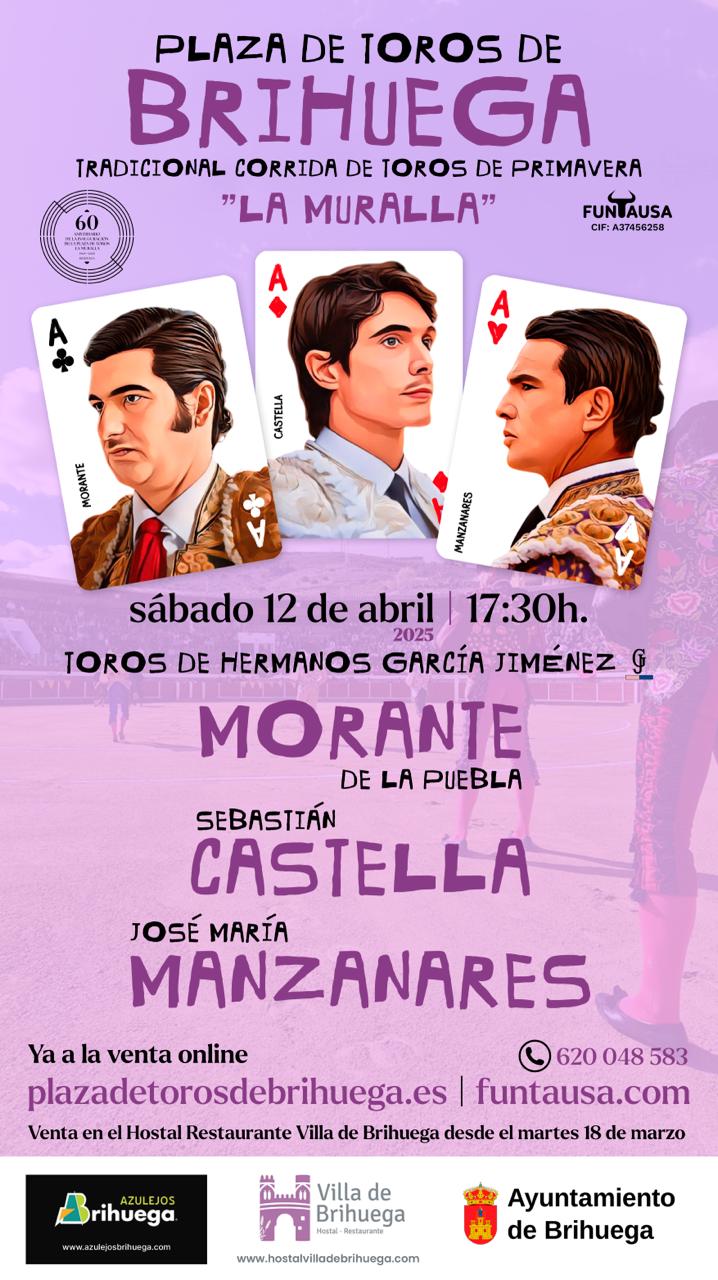 Brihuega se viste (de nuevo) de gala para su tradicional Corrida de Primavera