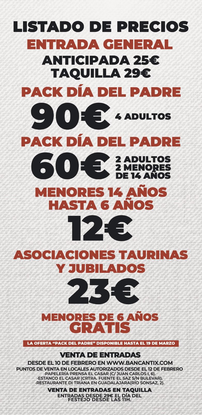 El Casar abre la temporada taurina con figuras de lujo y toros de Virgen María