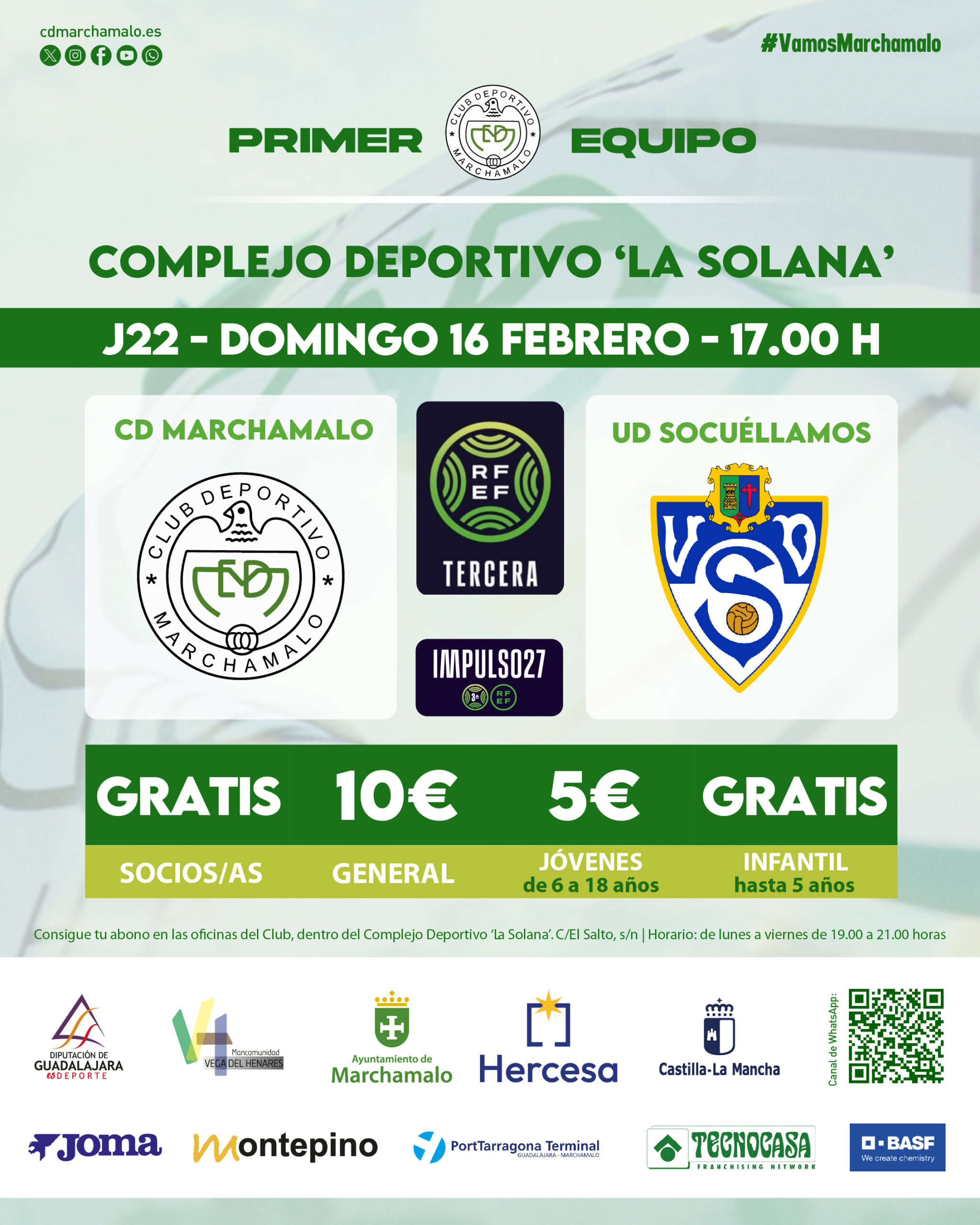 Marchamalo vs Socuéllamos: Partido clave para seguir soñando con el play-off de ascenso en La Solana