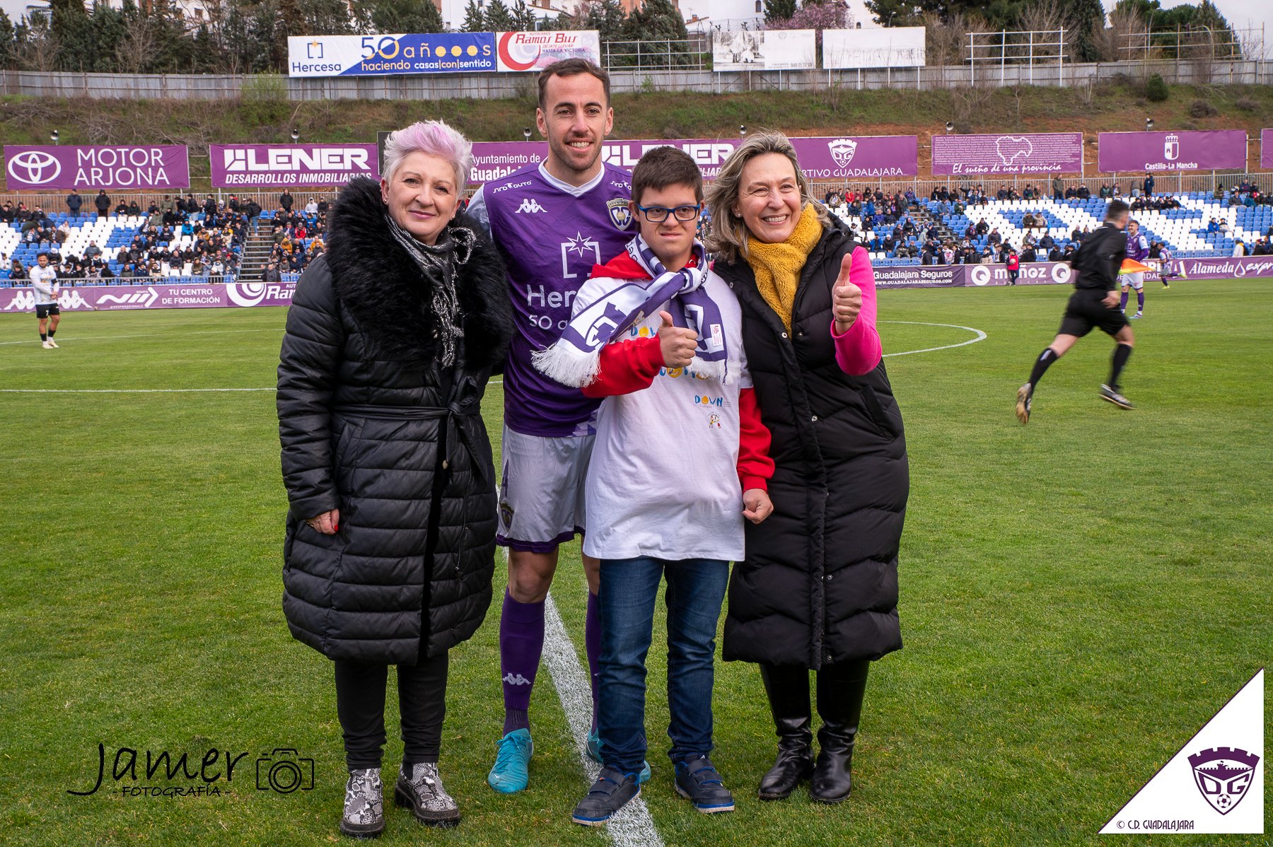 @DOWNGUADALAJARA realizó el saque de honor en el partido para conmemorar su Día Mundial del Síndrome de Down, celebrado el pasado viernes bajo la campaña #TanComoTu