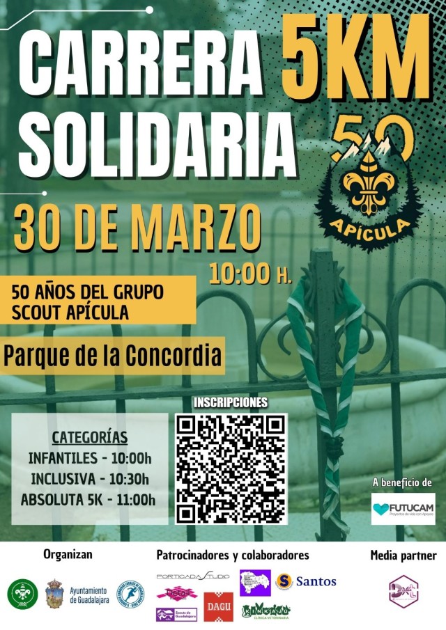 CARRERA SOLIDARIA 50 ANIVERSARIO GRUPO SCOUT APÍCULA