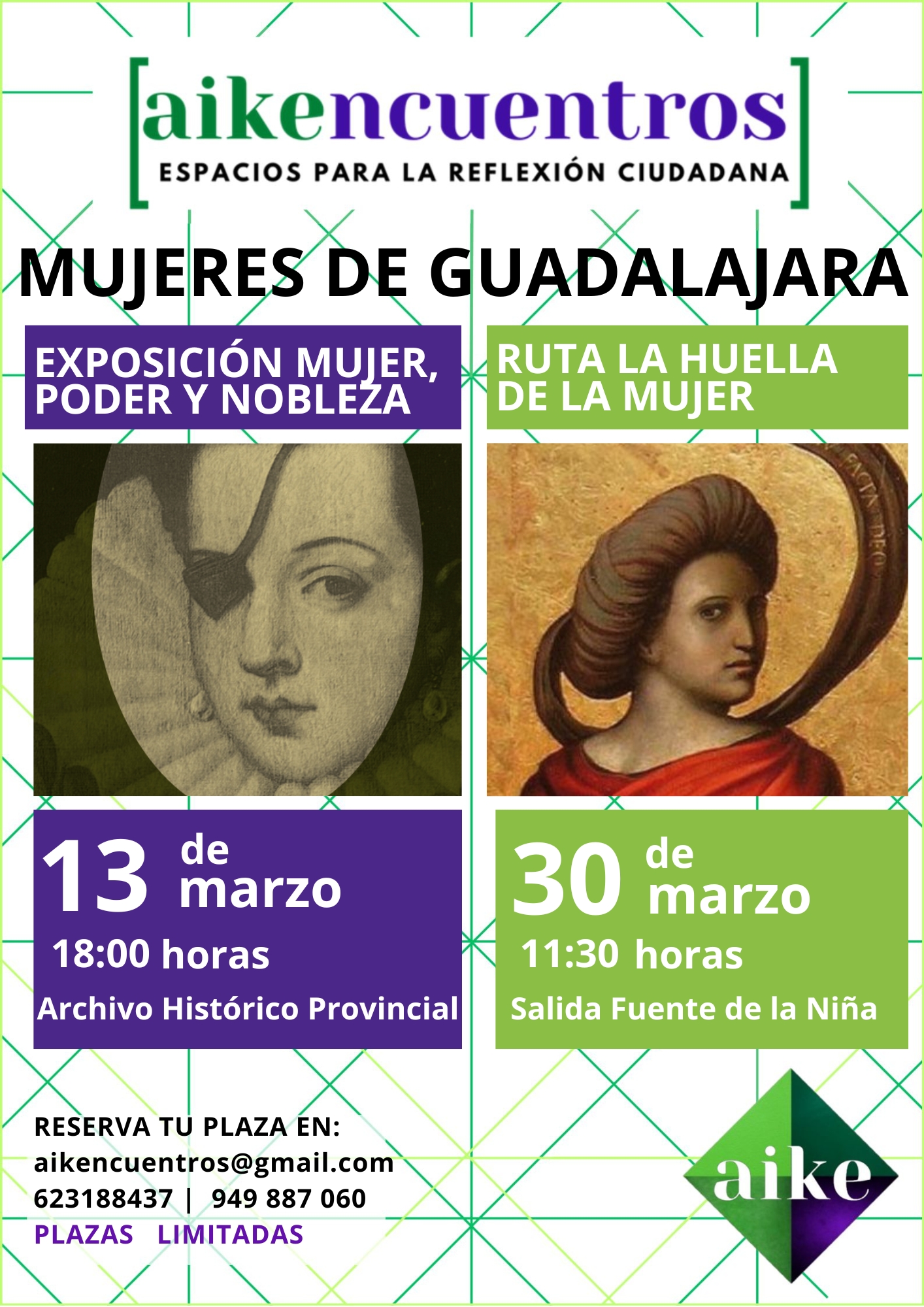 Guadalajara celebra el Día de las Mujeres 2025 con dos Aikencuentros sobre el legado histórico de mujeres ilustres