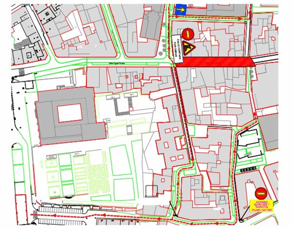 Corte de tráfico en la calle Miguel Fluiters a partir del lunes 10 de marzo por obras de reparación de pasos de peatones