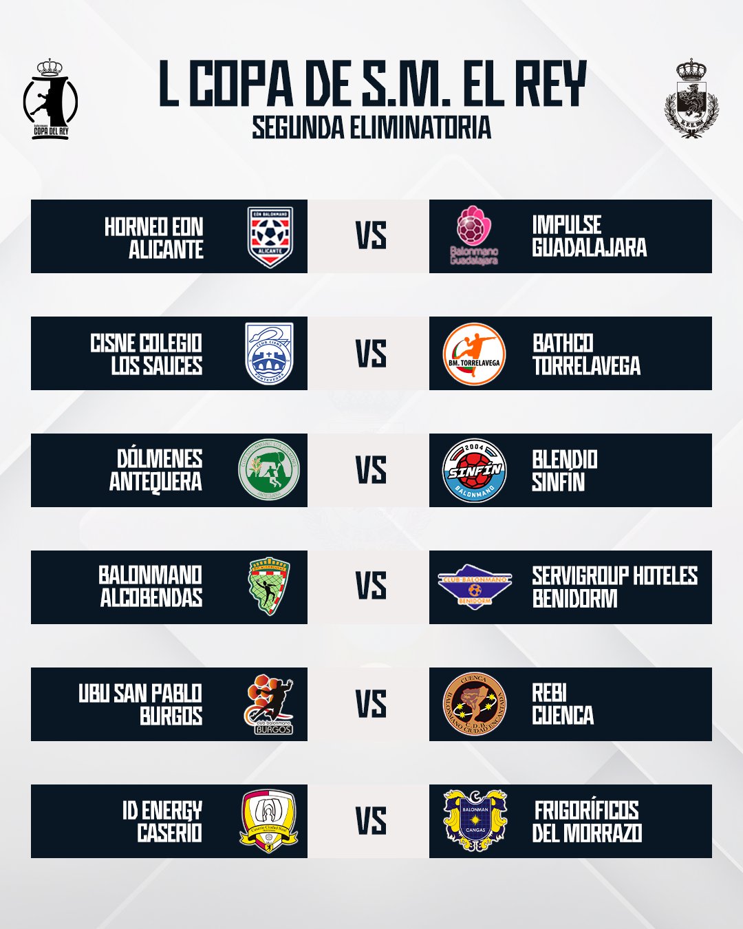 El IMPULSE BM Guadalajara se enfrenta al Horneo EÓN Alicante en la segunda ronda de la Copa del Rey 2025