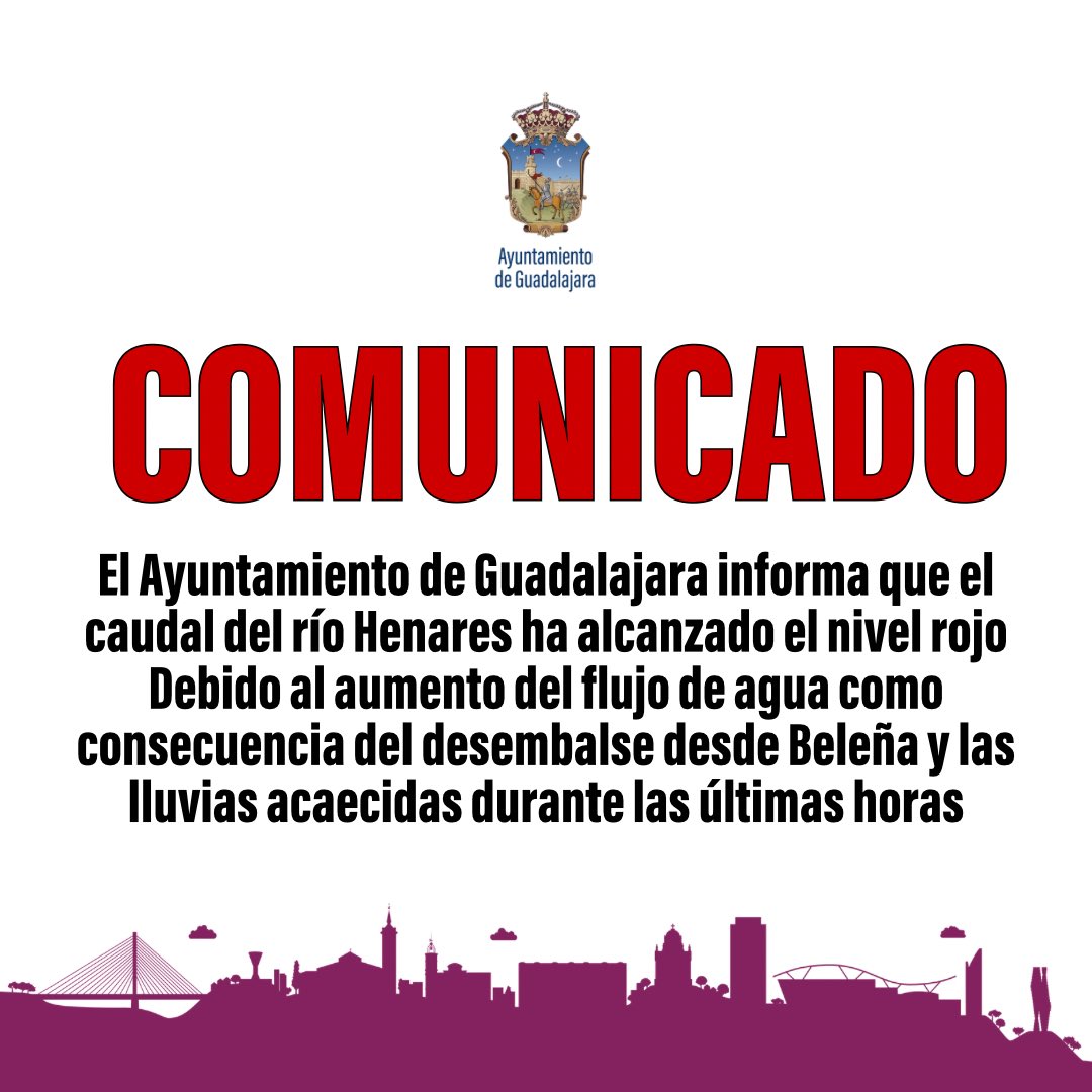 Nivel Rojo en el Río Henares: Restricciones, Desembalse de Beleña y Medidas de Seguridad en Guadalajara