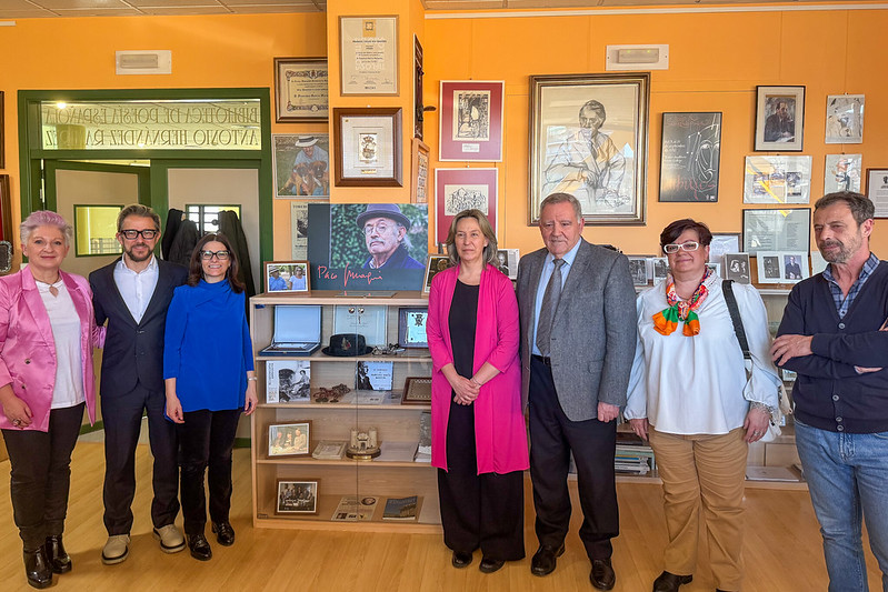 Inauguración del "Rincón de Marquina" en la Fundación Siglo Futuro de Guadalajara, homenaje al poeta Paco Marquina