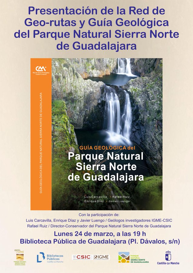 La Red de Geo-Rutas y la Guía Geológica del Parque Natural de la Sierra Norte de Guadalajara