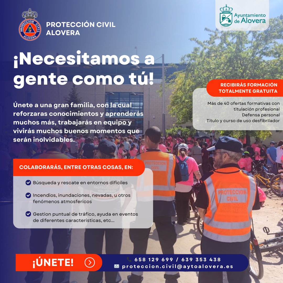 30º Aniversario de Protección Civil en Alovera: Exposición y Actos Especiales para Celebrar su Compromiso con la Seguridad Municipal
