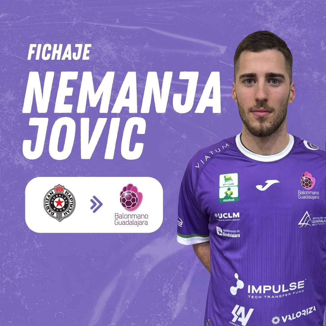 Fichaje de Nemanja Jovic por el IMPULSE BM Guadalajara: Refuerzo clave para la permanencia en Liga Asobal