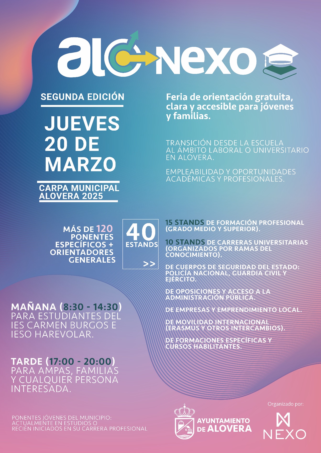 II Feria de Orientación en Alovera: Oportunidades Educativas y Profesionales para Jóvenes y Familias