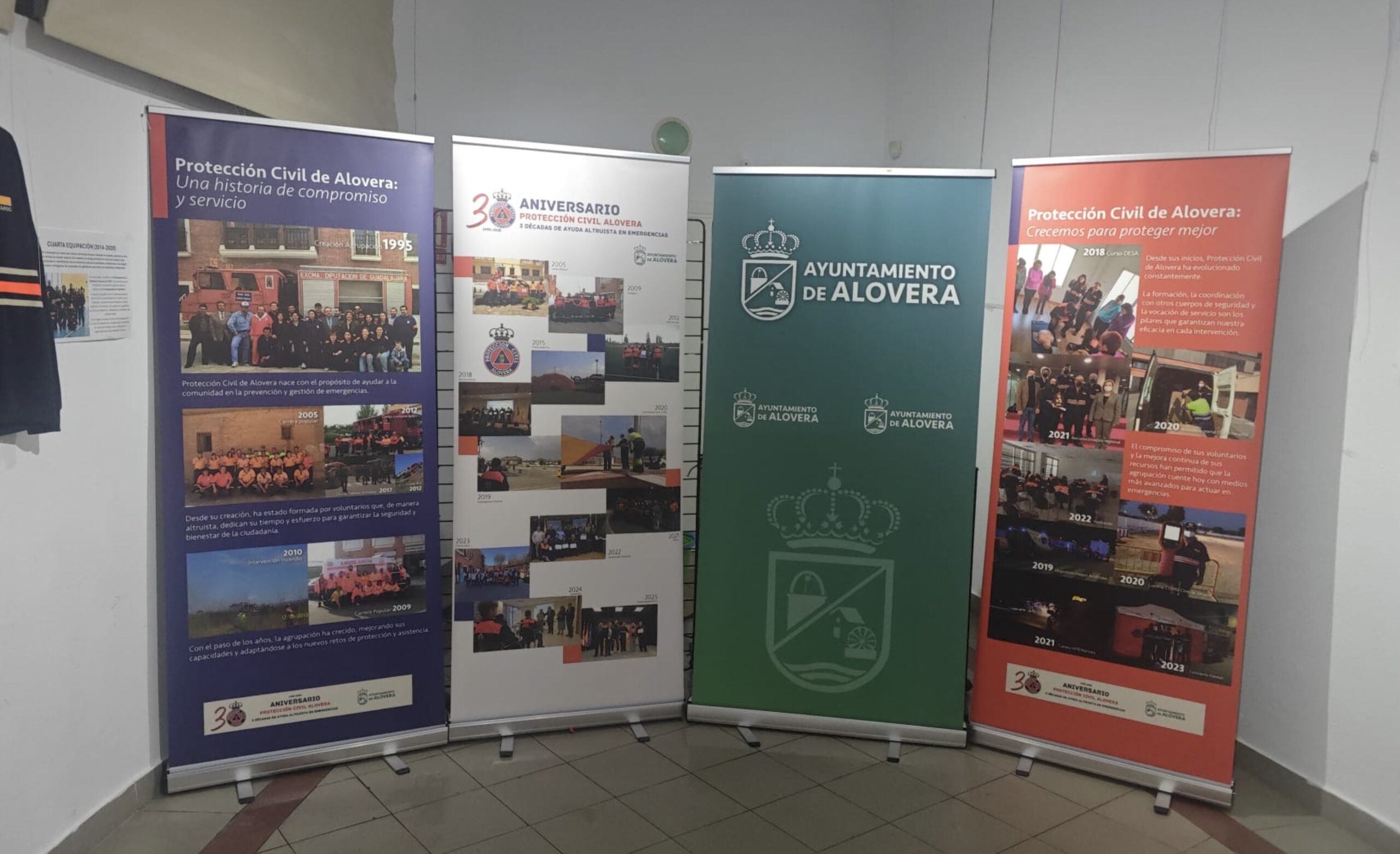 30º Aniversario de Protección Civil en Alovera: Exposición y Actos de Celebración
