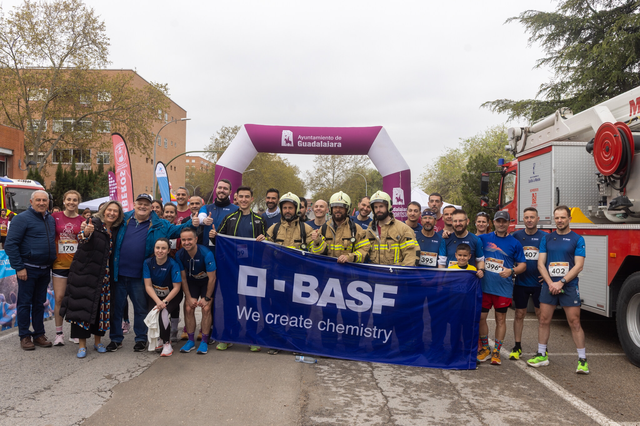 La Carrera de los Bomberos de Guadalajara 2025 recauda más de 4.000 euros para causas sociales