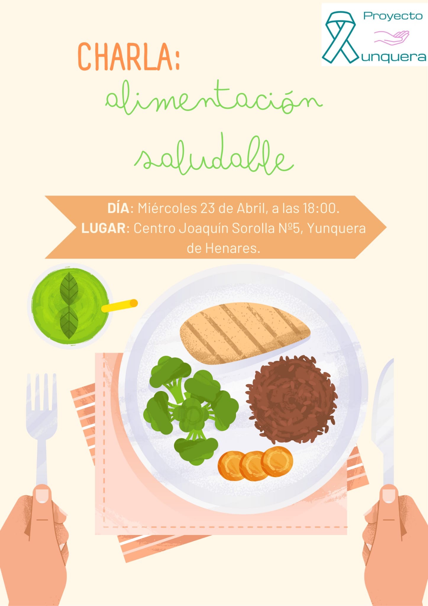 Charla sobre Alimentación Saludable en Yunquera – Mejora tus Hábitos con Ana Simón