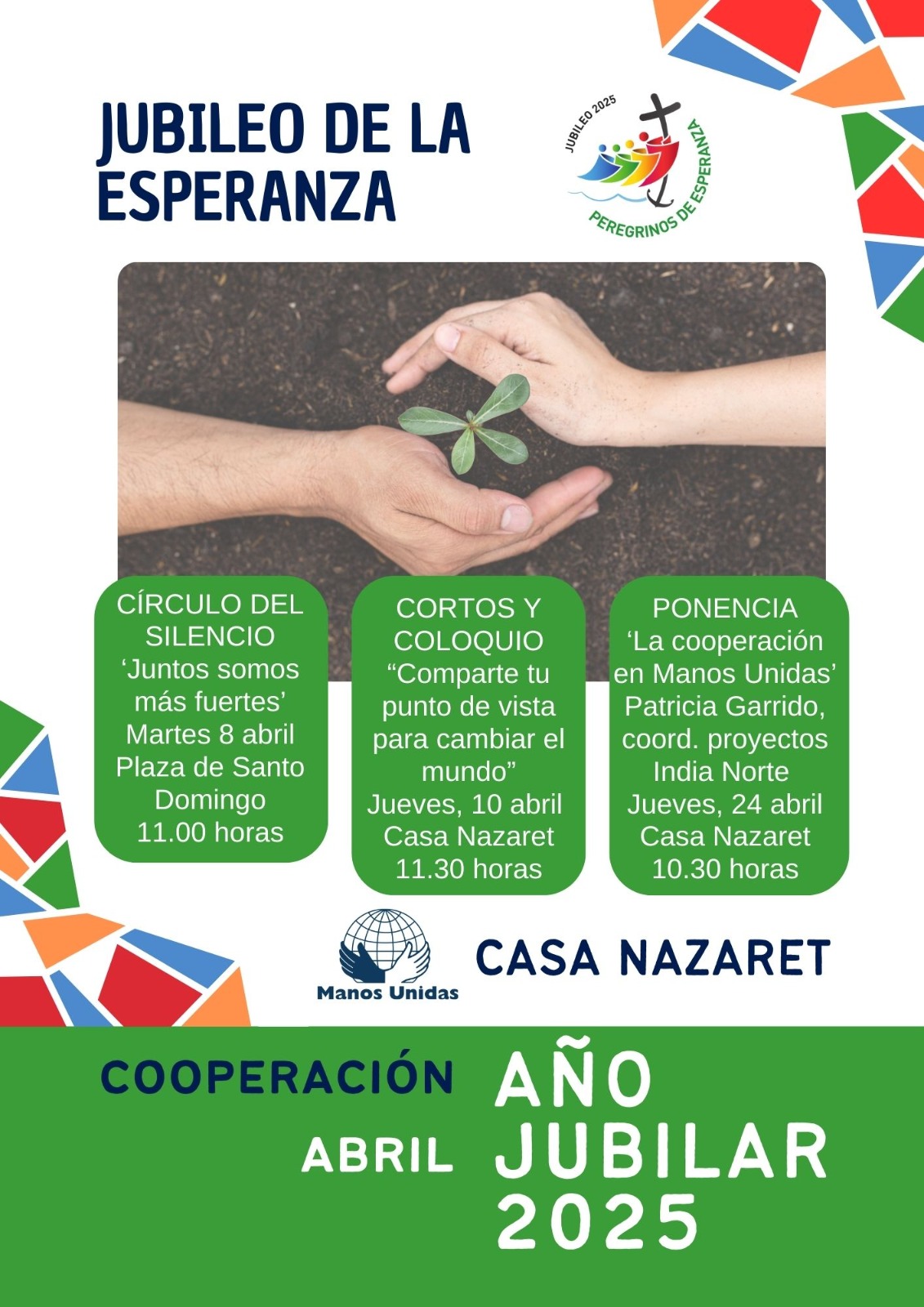 Casa Nazaret y Manos Unidas fomentan la cooperación en Guadalajara con actividades del Año Jubilar 2025