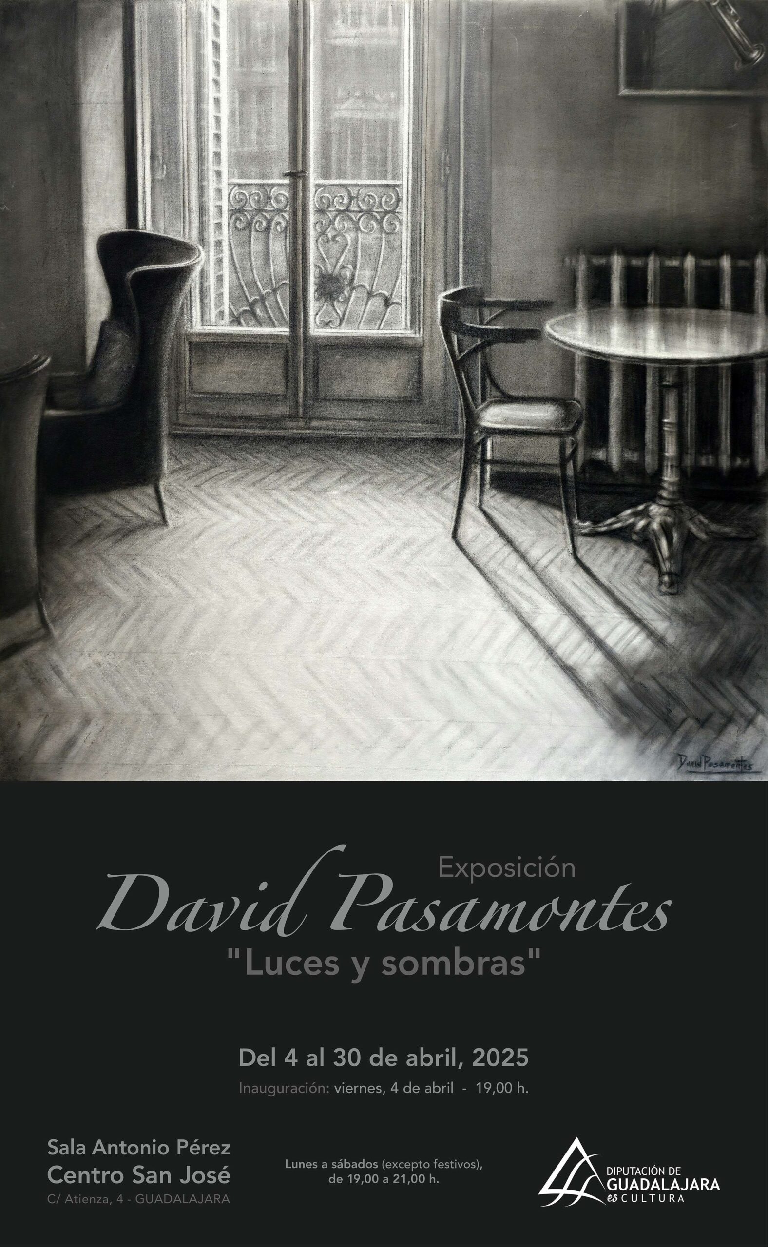 David Pasamontes presenta su exposición “Luces y Sombras” en el Centro San José de Guadalajara