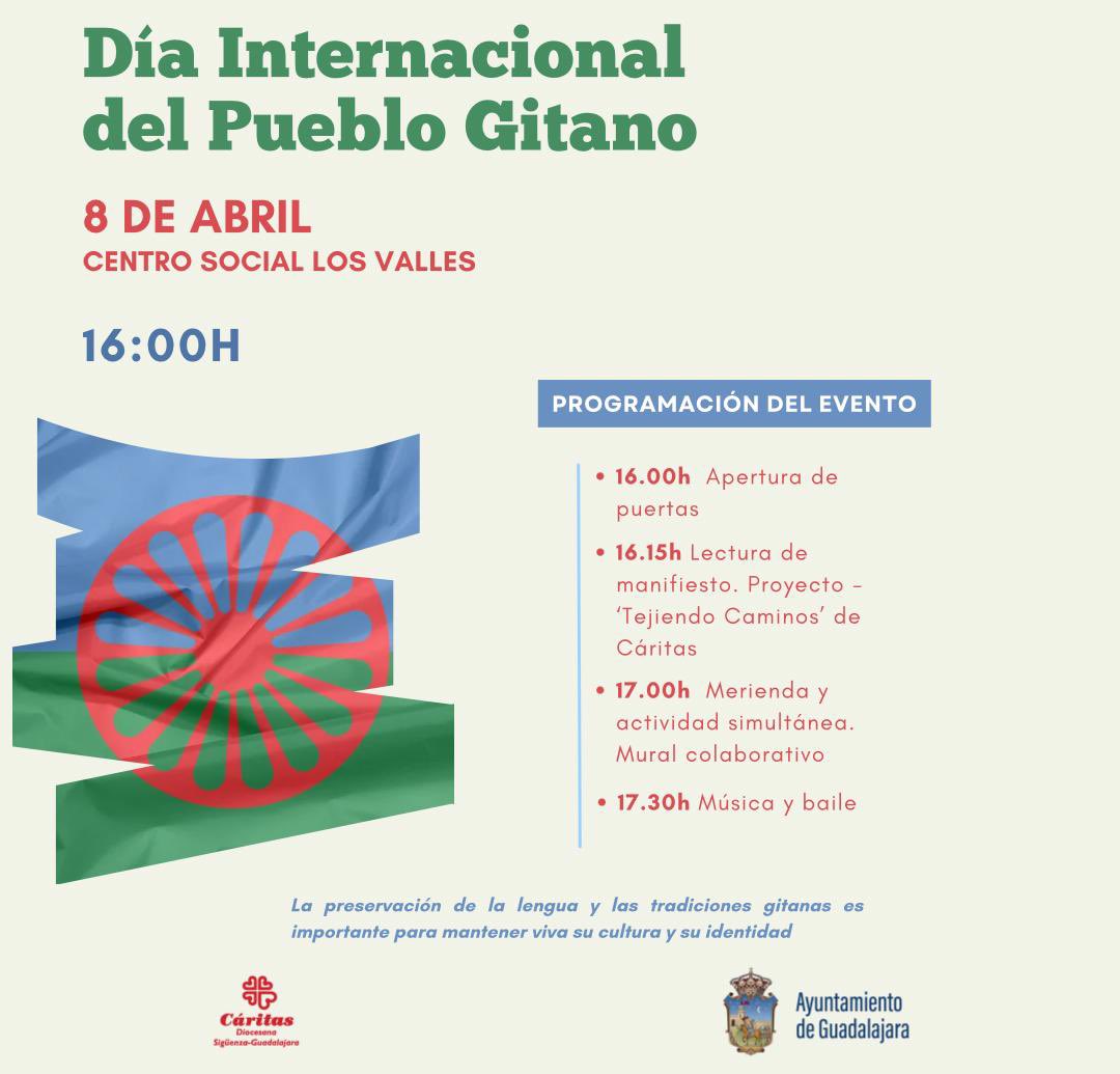 Guadalajara celebra el Día del Pueblo Gitano con una jornada abierta a la ciudadanía y destaca el programa Avanza, que combate el abandono escolar y promueve la inclusión educativa