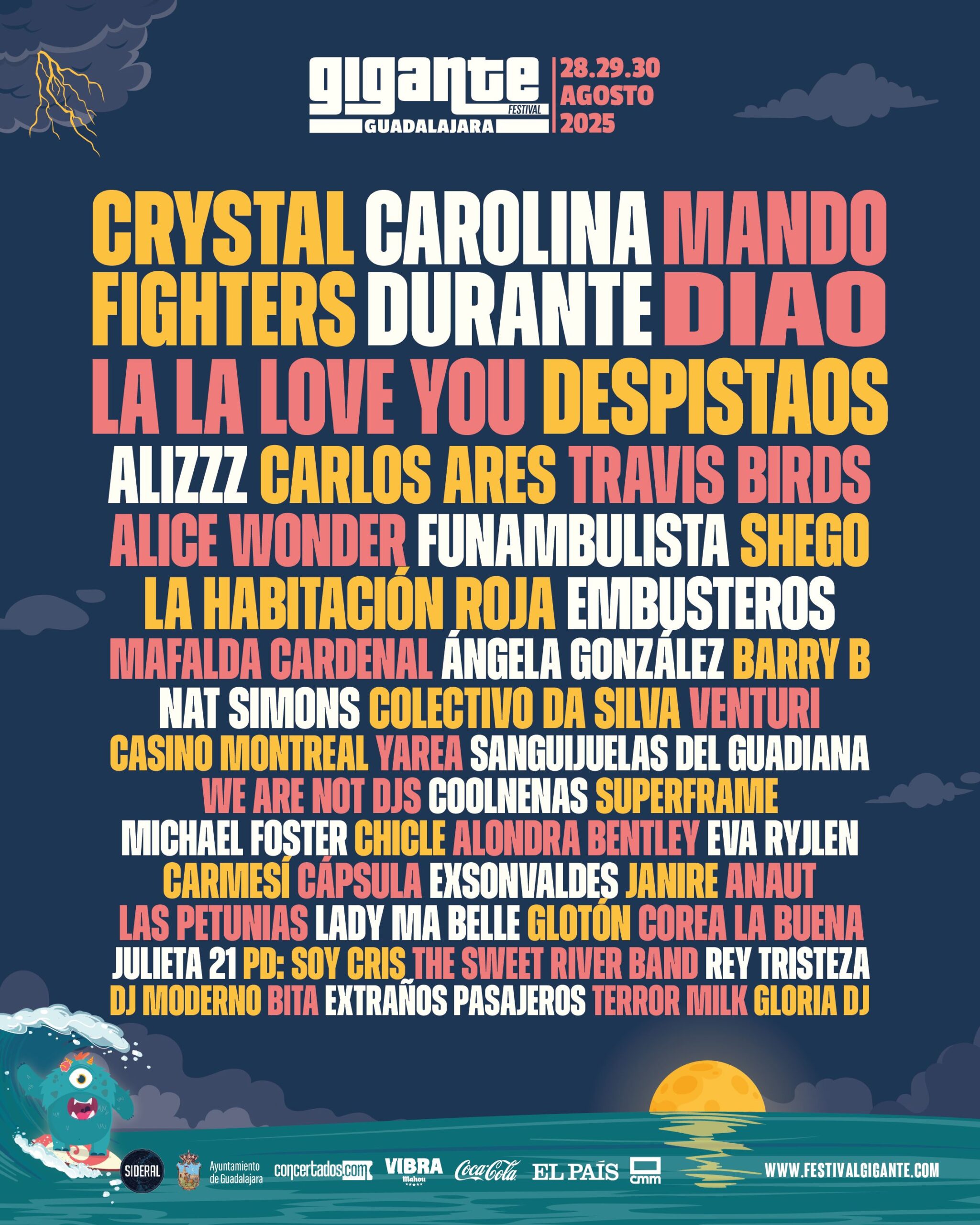 Festival Gigante 2025 en Guadalajara: Cartel completo, nueva ubicación, fechas y entradas ya a la venta