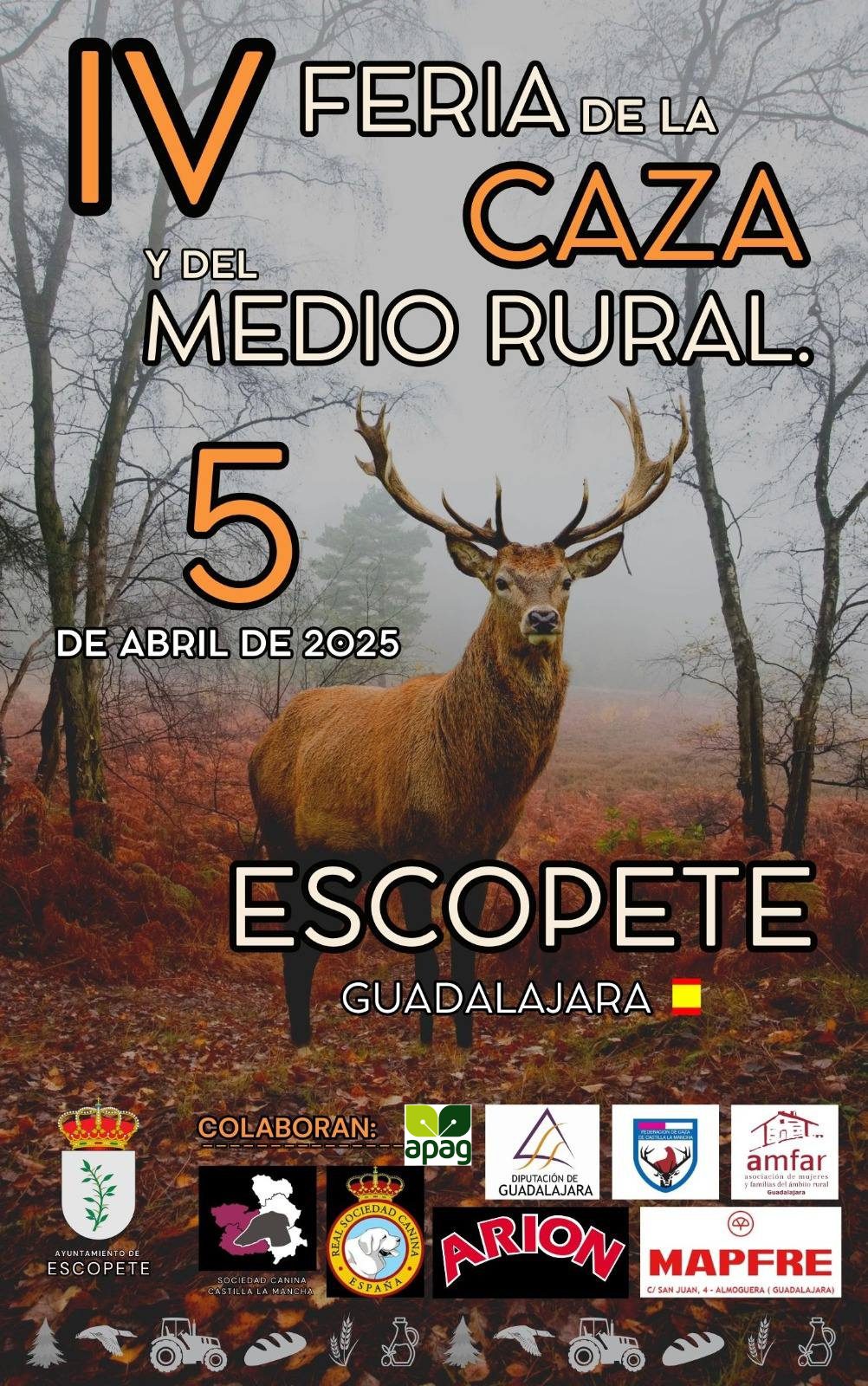 Escopete celebra la IV Feria de la Caza y el Medio Rural con el I Concurso Nacional Canino: Una cita para los amantes del medio rural