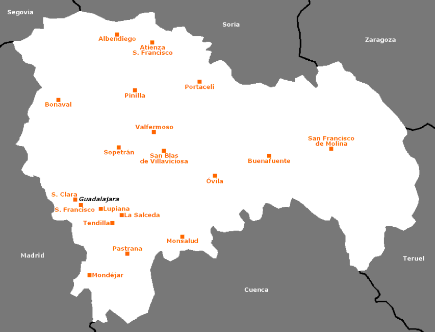 Monasterios de Guadalajara