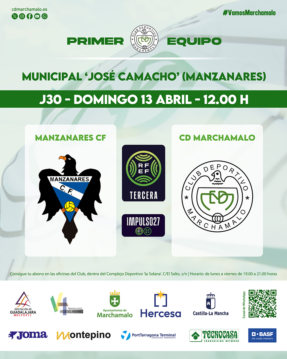 Salida decisiva del CD Marchamalo ante el Manzanares CF