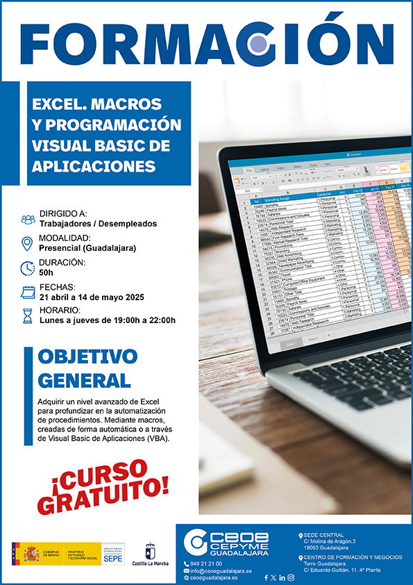 Excel. Macros y programación Visual Basic de Aplicaciones