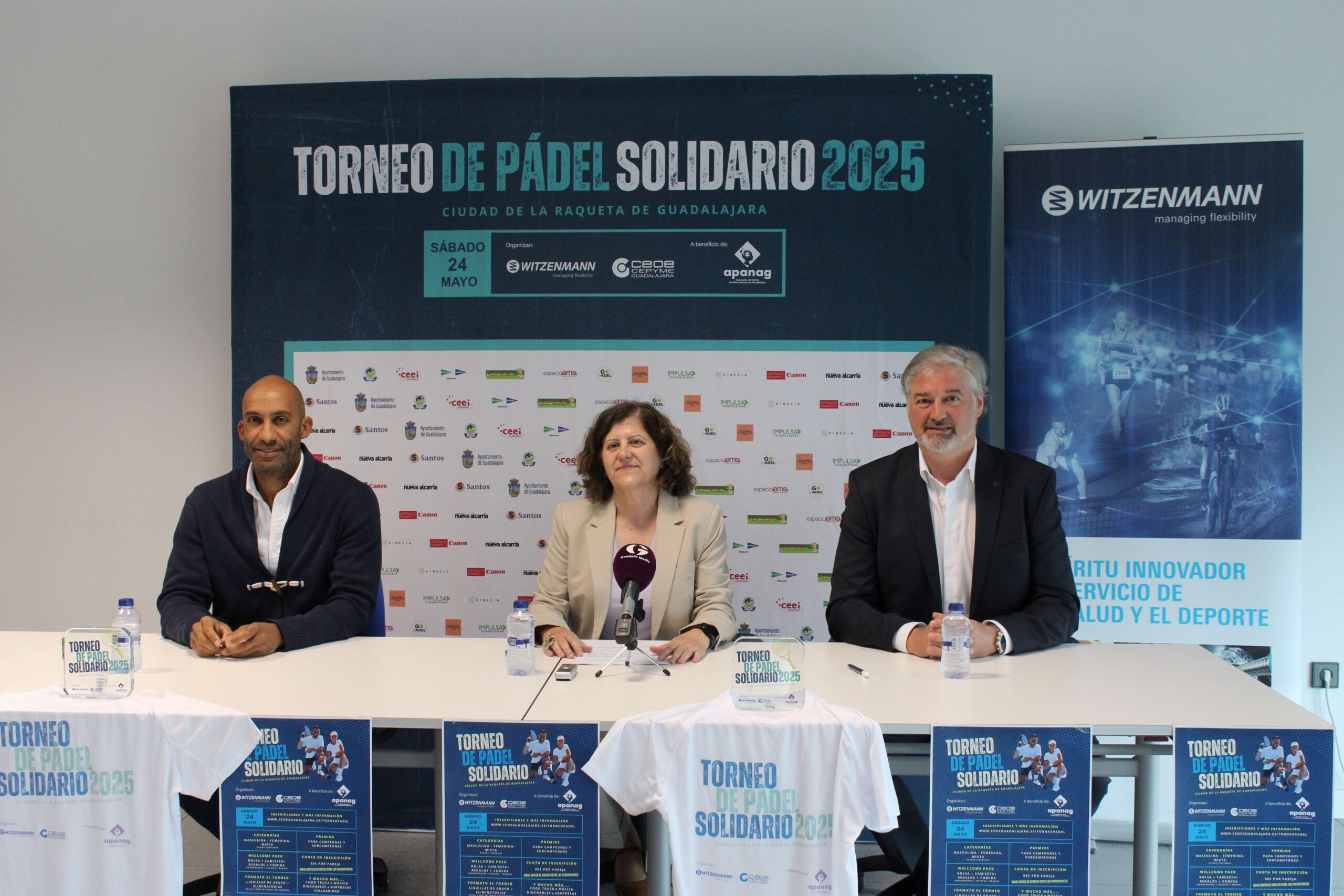 Witzenmann celebra su 25 aniversario en Guadalajara con un torneo de pádel benéfico