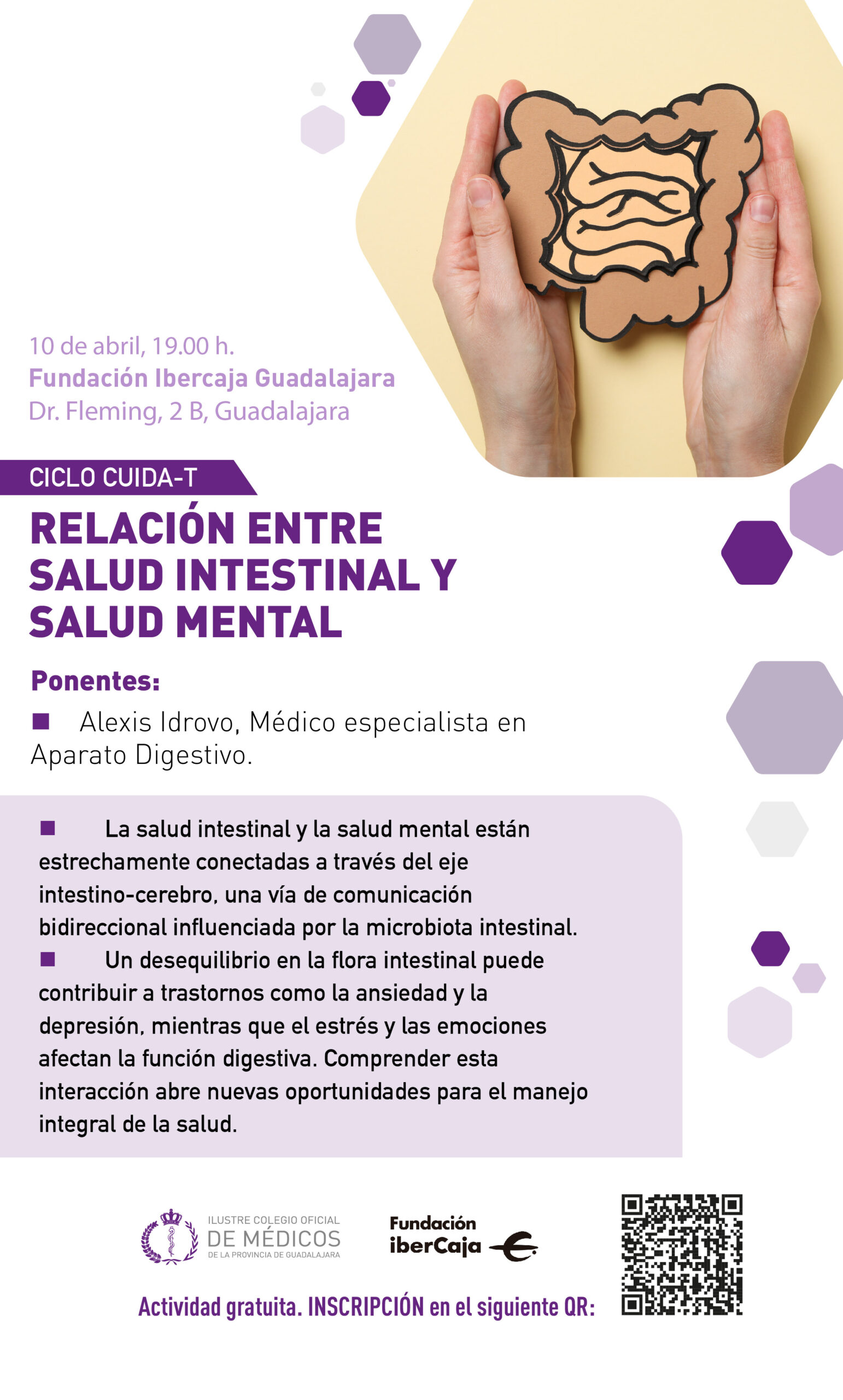 Conferencia Gratuita en Guadalajara: Descubre la Clave del Bienestar con la Conexión Salud Intestinal y Mental