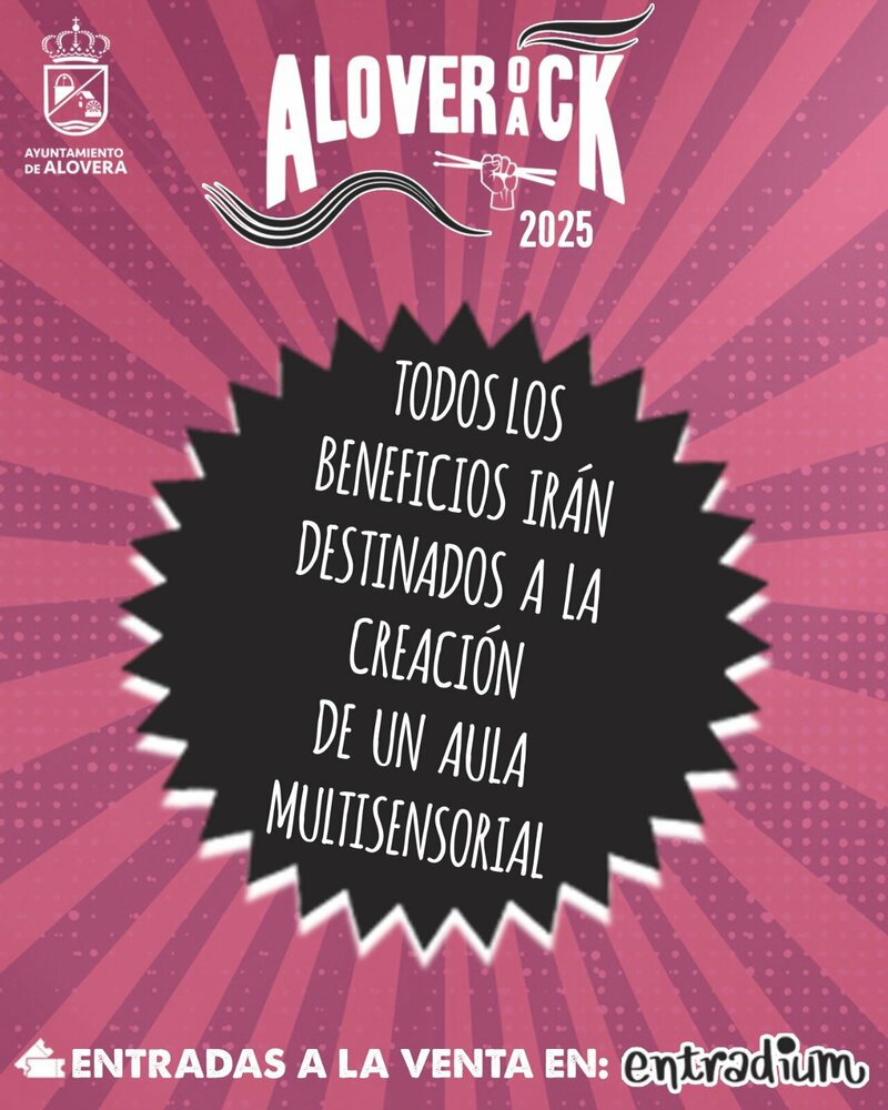 AloveRock 2025 en Alovera: festival solidario con música en directo y entradas ya a la venta