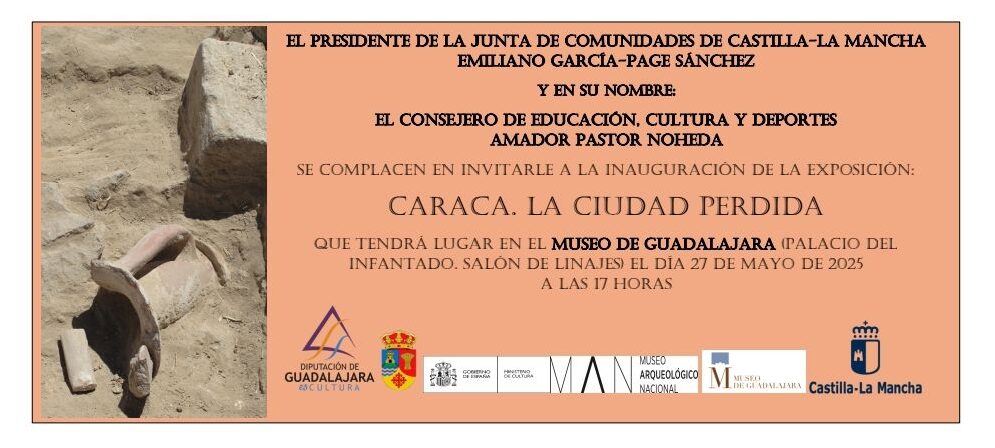 Driebes, Caraca, ciudad romana Caraca, exposición arqueológica Guadalajara, Museo de Guadalajara, Palacio del Infantado, Tesoro de Driebes, arqueología Guadalajara, exposición Caraca Guadalajara, historia de Driebes, patrimonio arqueológico Castilla-La Mancha, Cerro de la Virgen de la Muela, cultura Guadalajara, Junta de Castilla-La Mancha, Diputación de Guadalajara