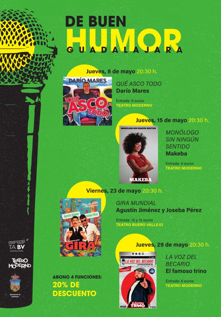 Guadalajara se llena de risas con la quinta edición del festival “Guadalajara de Buen Humor”