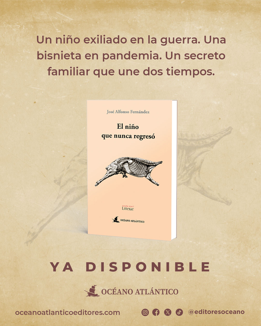 «El niño que nunca regresó», de José Alfonso Fernández, una historia de resiliencia y memoria
