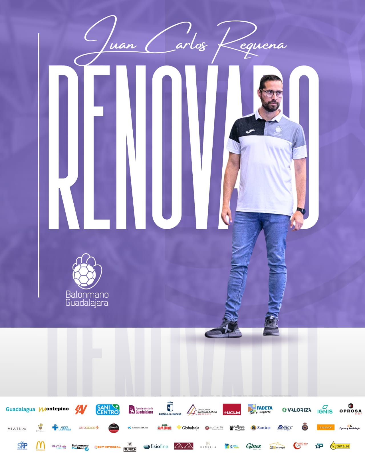 Juan Carlos Requena seguirá como entrenador del IMPULSE BM Guadalajara en ASOBAL o División de Honor Plata