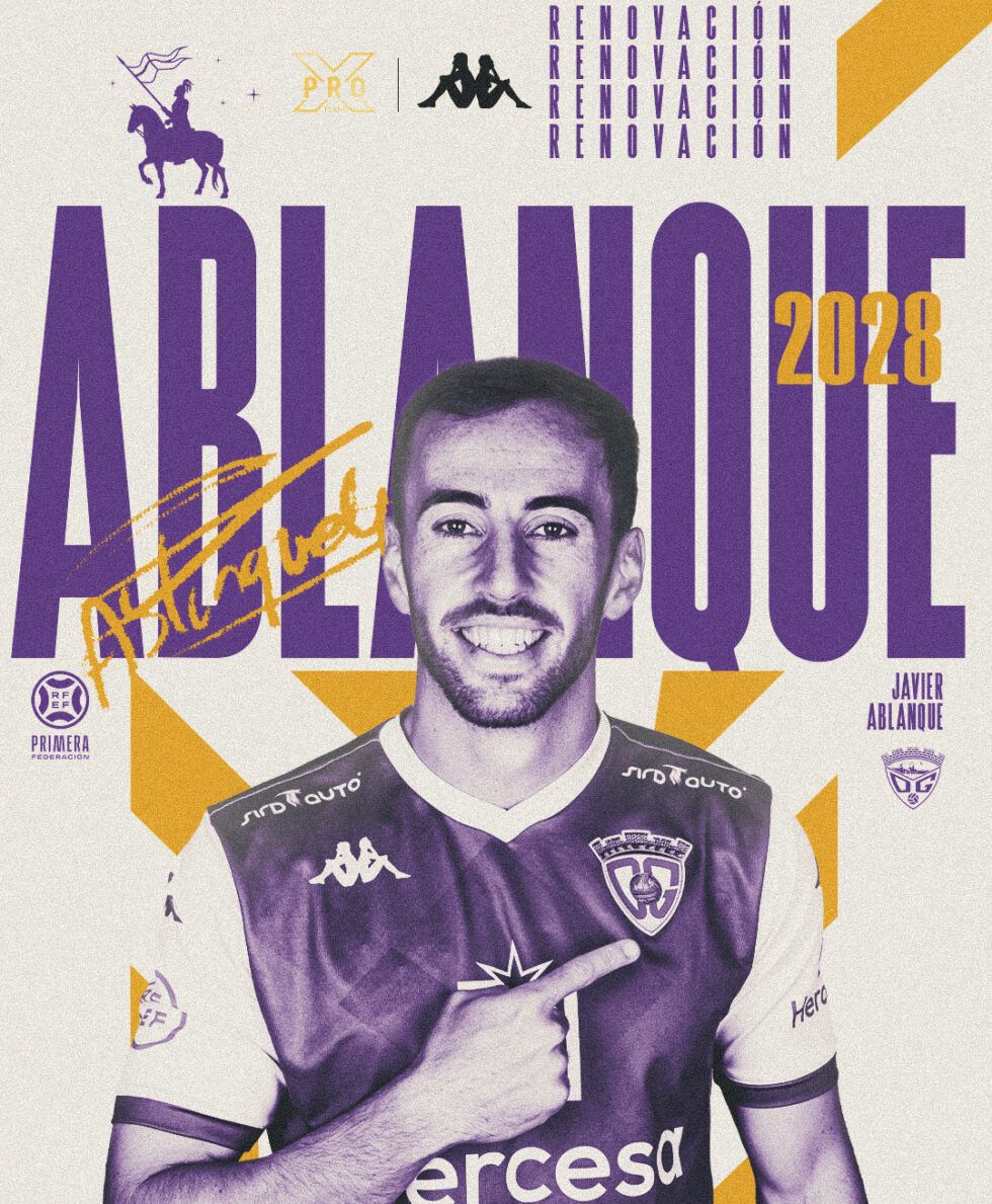 El C.D. Guadalajara ha oficializado este viernes la renovación de su capitán, Javier Ablanque, quien seguirá vinculado al club de su ciudad natal durante tres temporadas más, hasta el año 2028. La noticia supone un paso firme en la consolidación del proyecto deportivo del conjunto alcarreño tras su reciente ascenso a Primera RFEF.