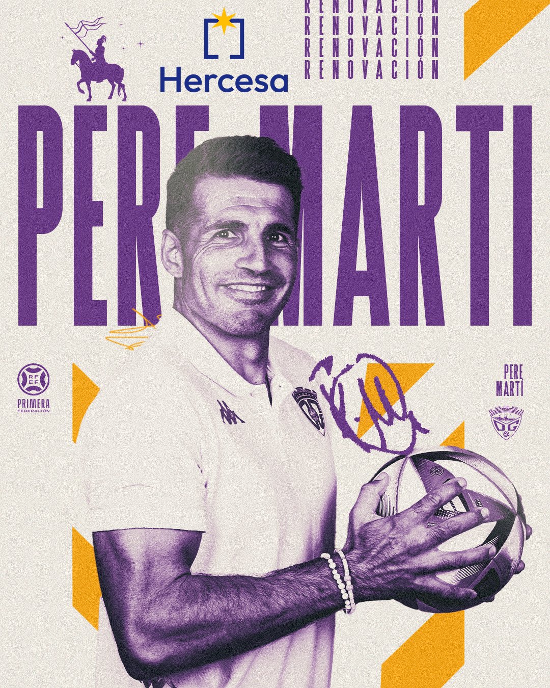 Pere Martí renueva con el Deportivo Guadalajara tras un año de récord y un ascenso memorable