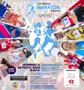 Corre la Media Maratón Azuqueca Chemo-Liconsa 2025: últimos dorsales antes del cierre de inscripciones
