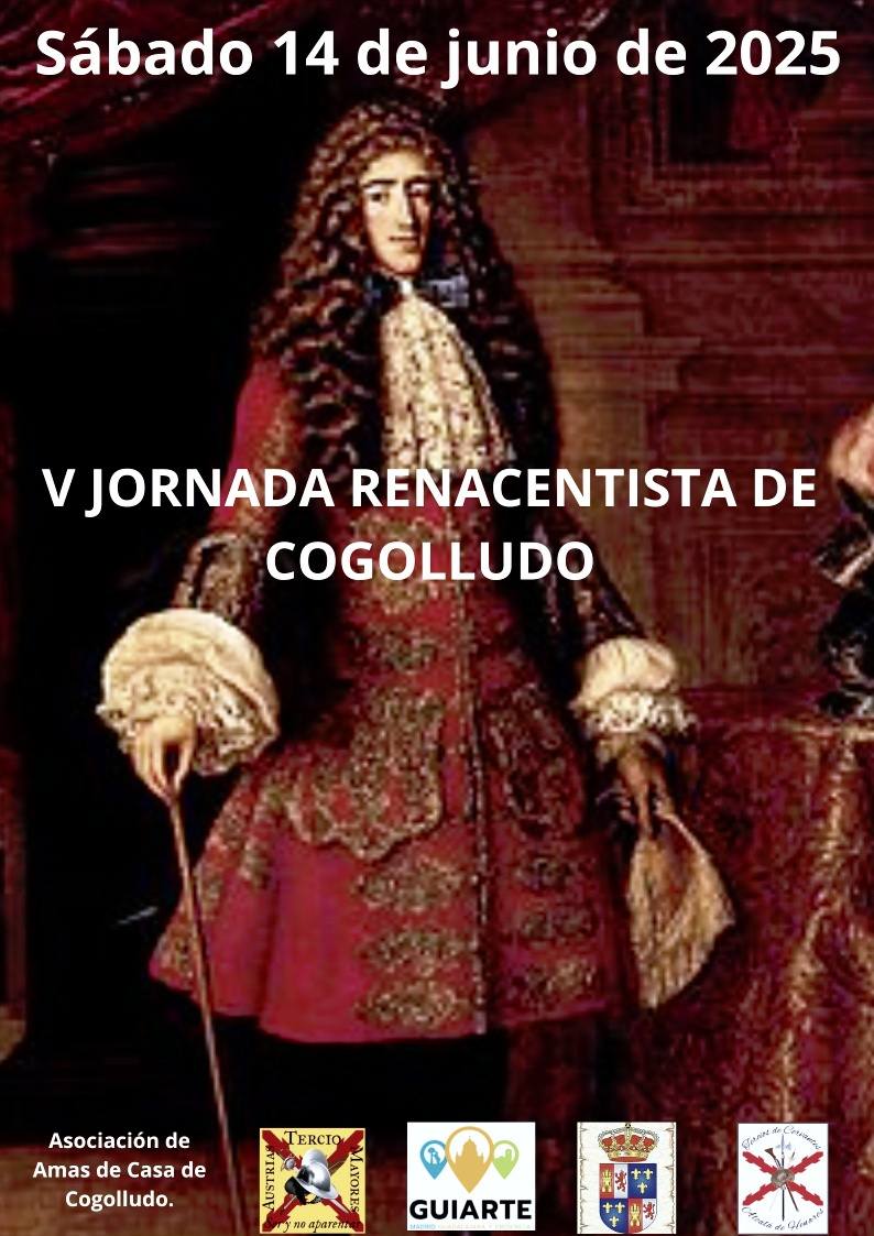 V Jornada Renacentista de Cogolludo 2025: historia viva, arte y cultura 