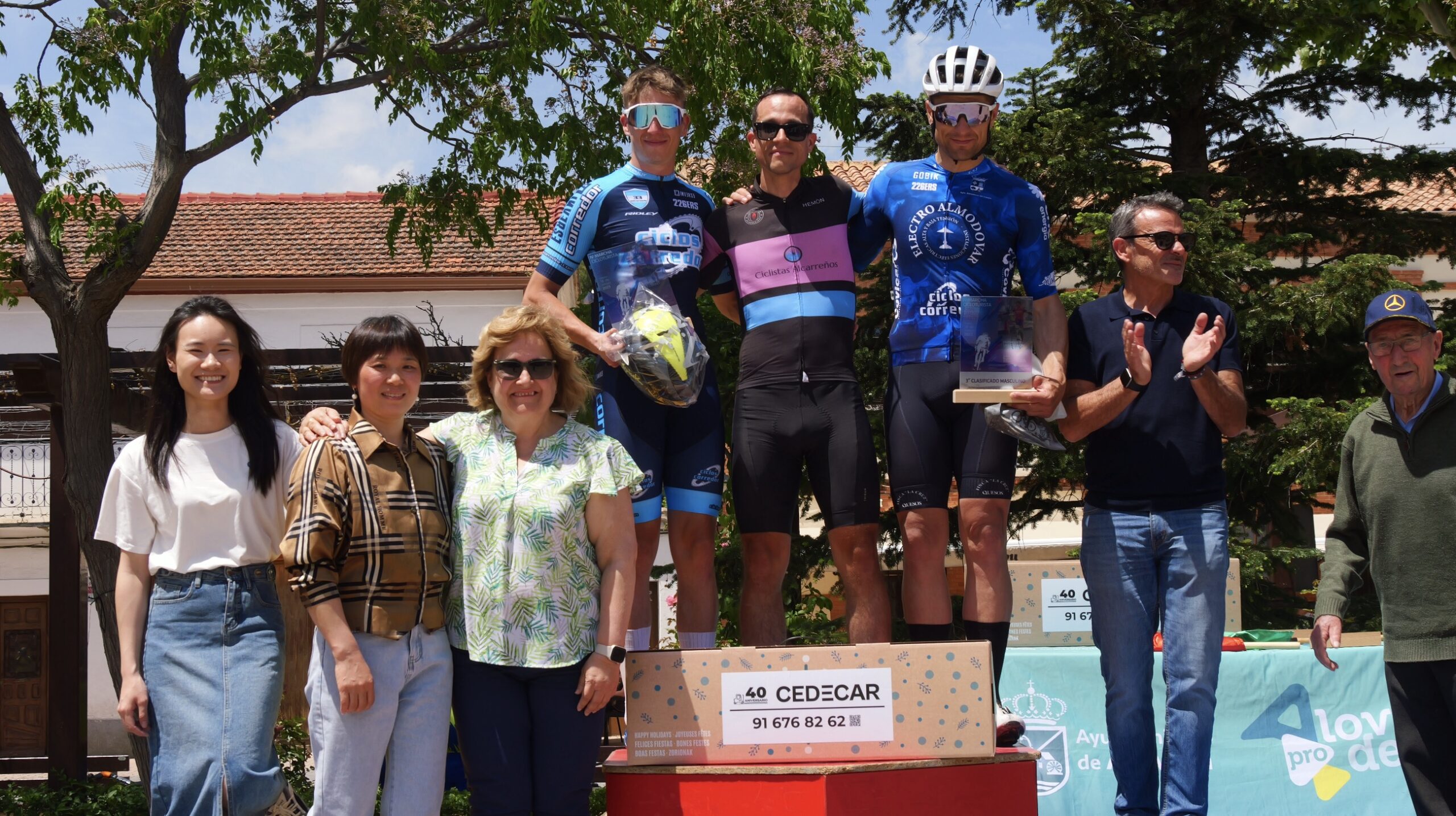 Alovera reúne a más de 220 ciclistas en la IV Marcha Cicloturista Juan Carlos Martín