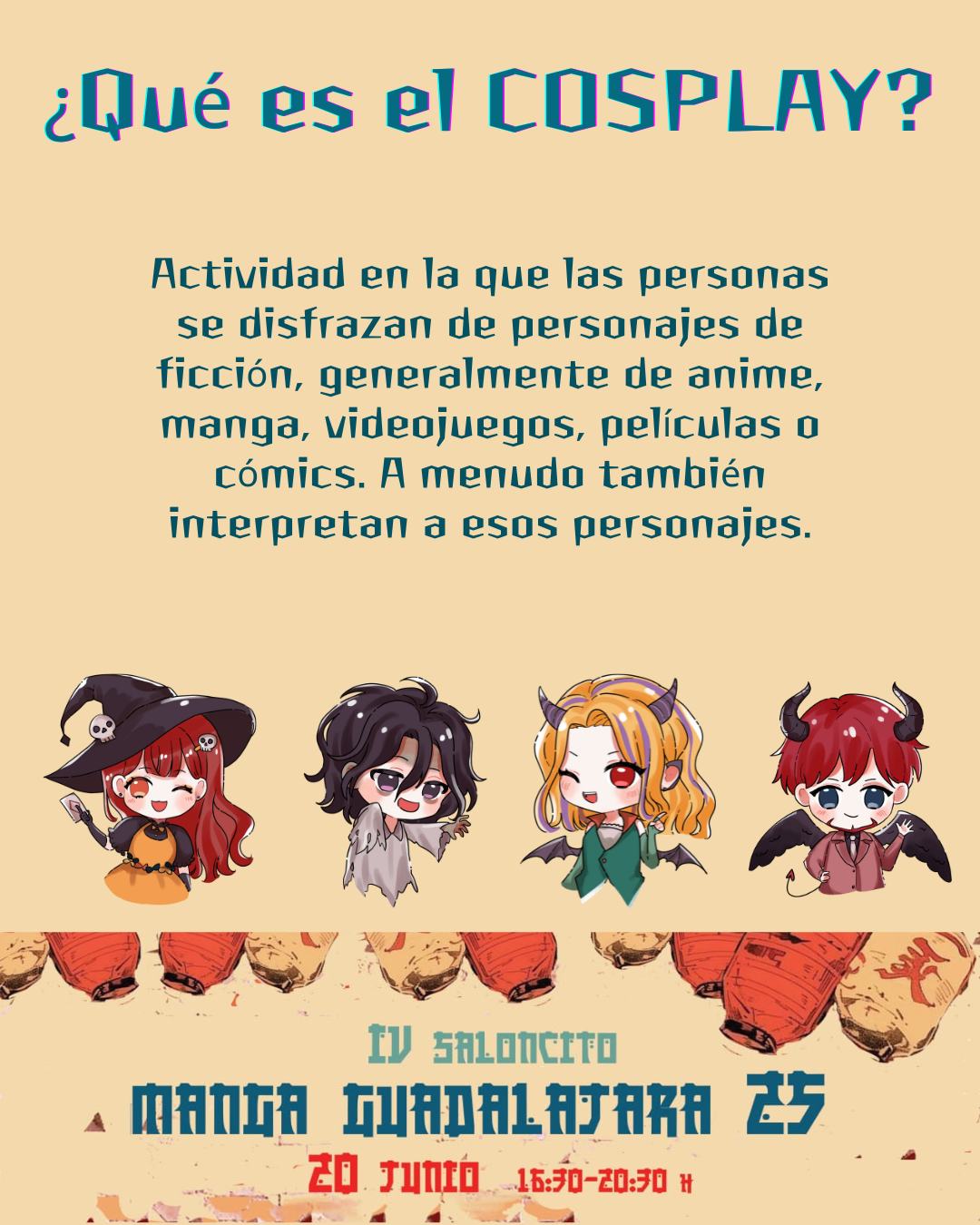 El IV Saloncito del Manga llega a Guadalajara con cosplay, karaoke y talleres gratuitos
