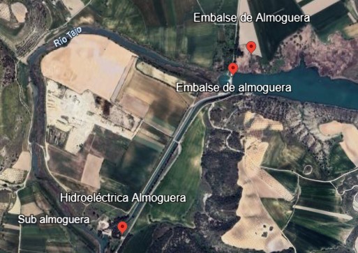 Accidente en Almoguera: cuatro jóvenes heridos leves tras caer su coche al río Tajo desde una presa