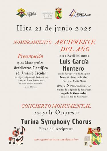 Luis García Montero, Arcipreste del Año 2025 en Hita